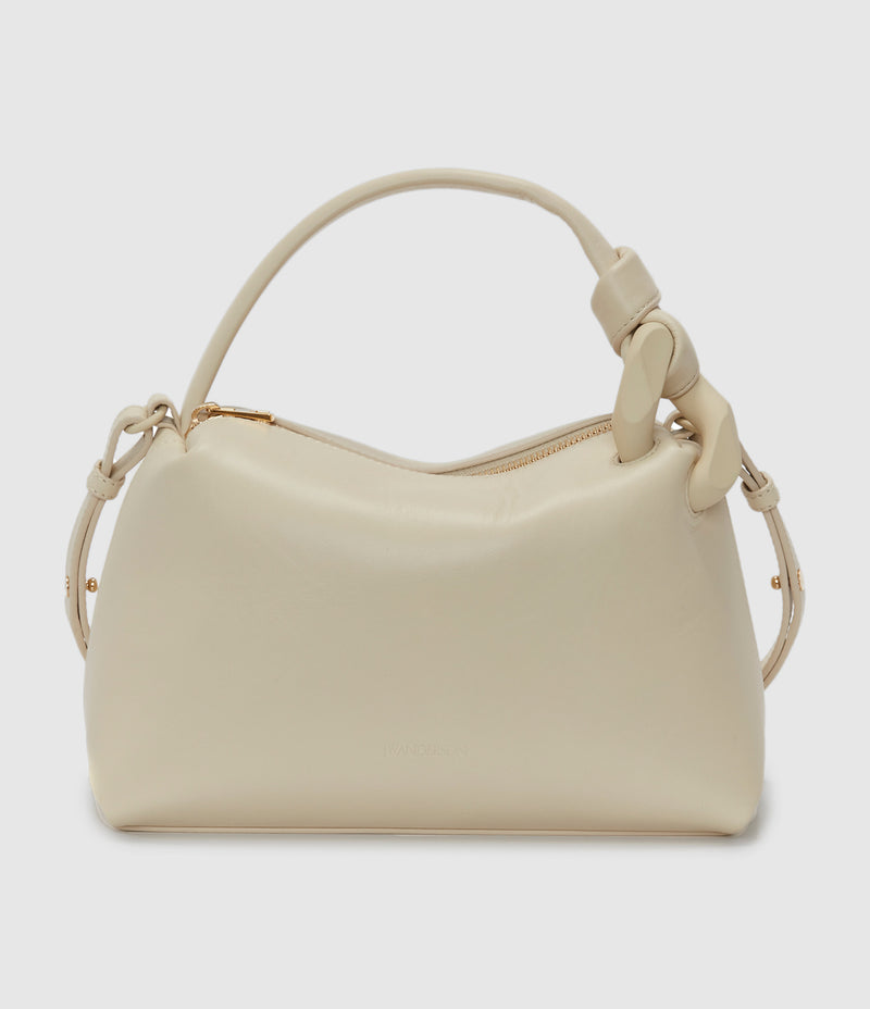 Jw Anderson - Sac The Jwa Corner Small Cuir Putty - Femme