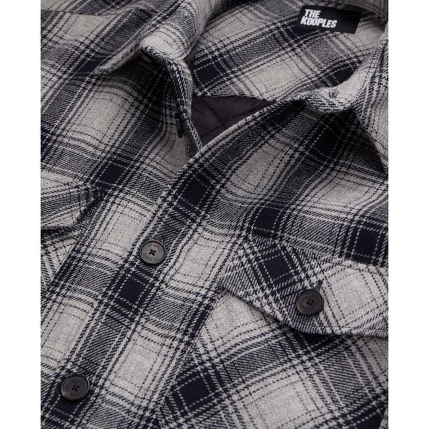 The Kooples - Quilted Overshirt With Padding - Men