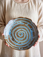 Marjorie - Plateau - Bleu - Grès