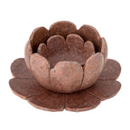 Reiko - Photophore - Marron - Marbre