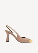 Maria Luca - Slingbacks À Bout Doré - Light Beige - Femme - Imparfait