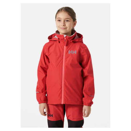 Vestes Jr Juell Rain - Rouge - Garçon