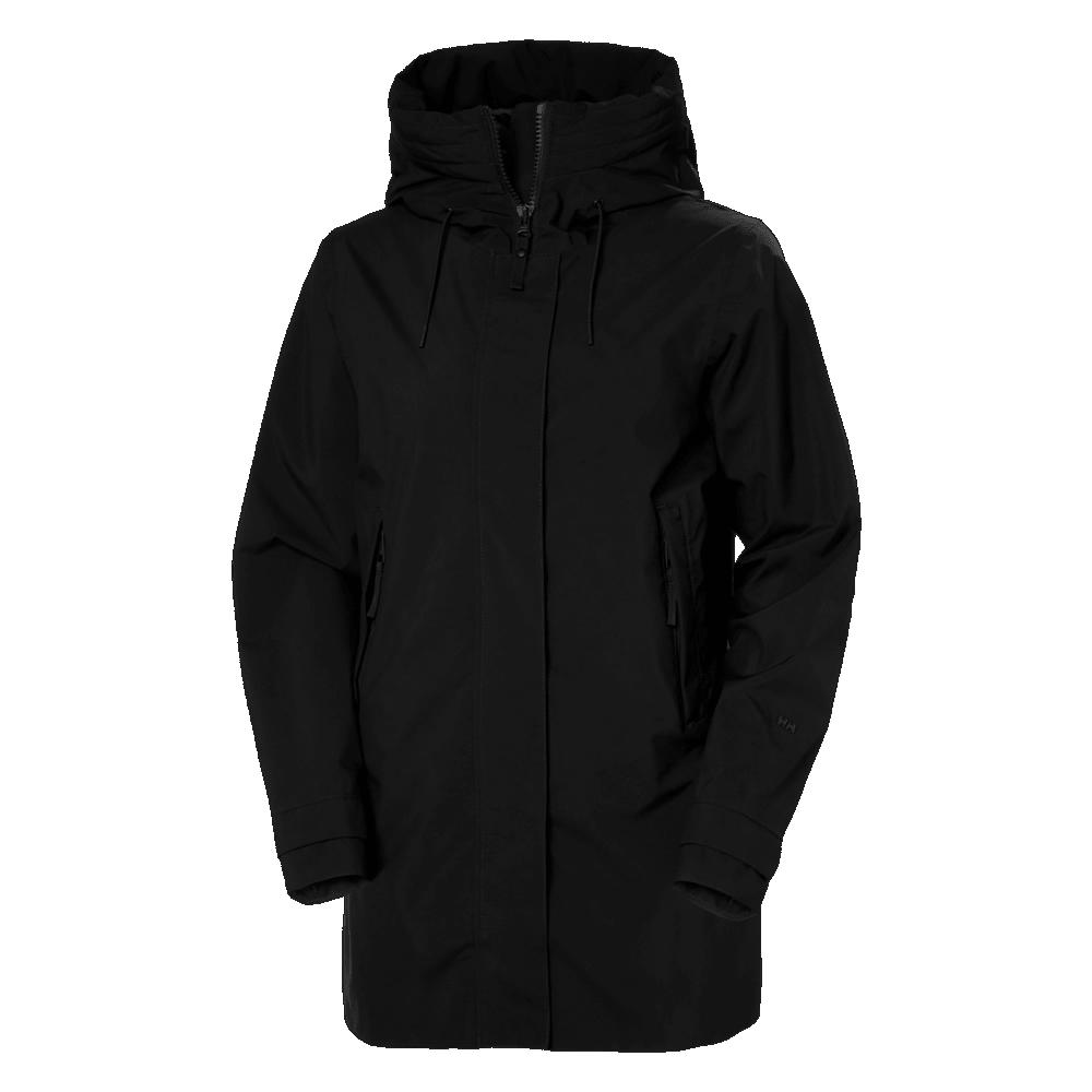 Cortavientos W Victoria Mid Length - Negro - Mujer