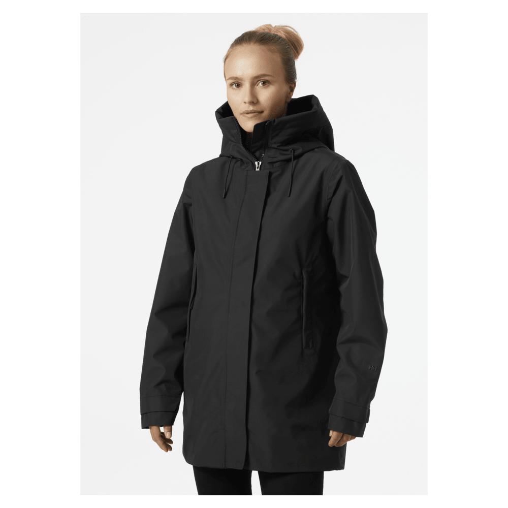 Cortavientos W Victoria Mid Length - Negro - Mujer