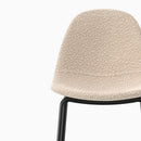 Chaise pour îlot central Henrik en tissu bouclette beige 65,5 cm (lot de 2)