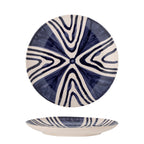 Shama - Set of 6 Plates - Blue - Stoneware