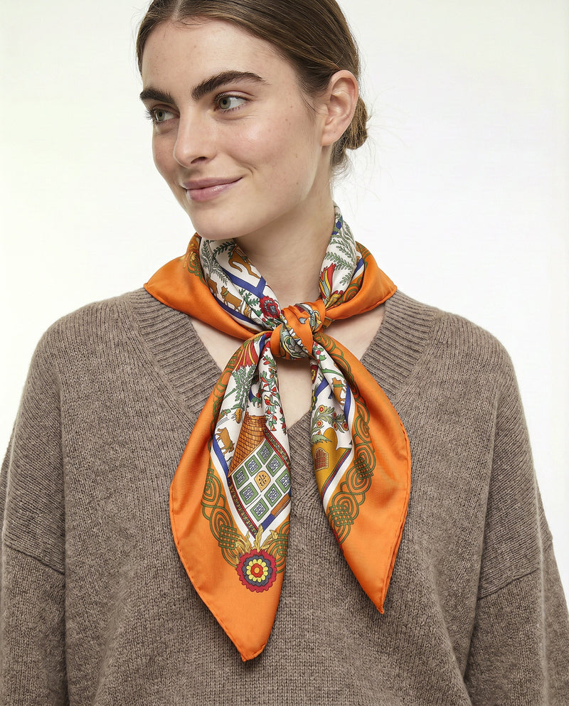Bufanda Hermès “Découpages”