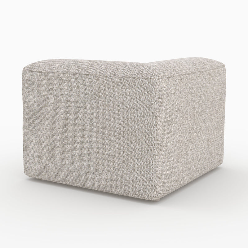 Canapé modulable Hestia en tissu beige 3 places