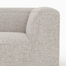 Canapé modulable Hestia en tissu beige 3 places