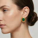 Boucles D'Oreilles Old Money Vert