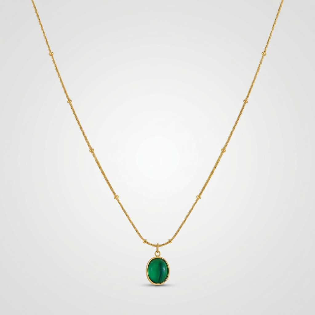 Collier Iris Vert
