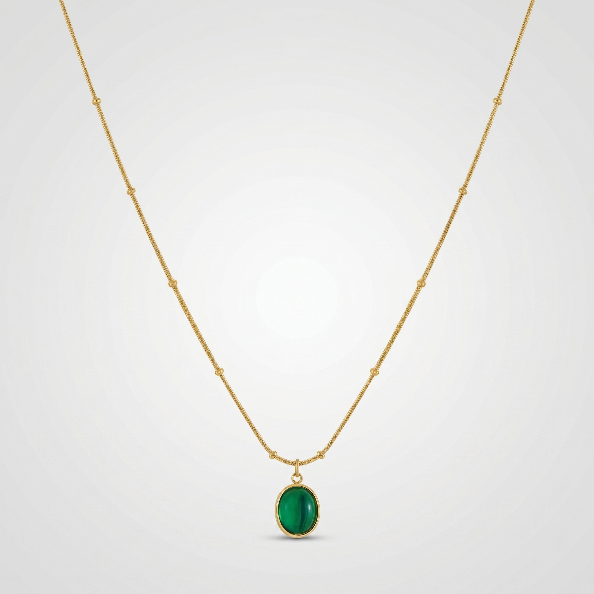 Collier Iris Vert