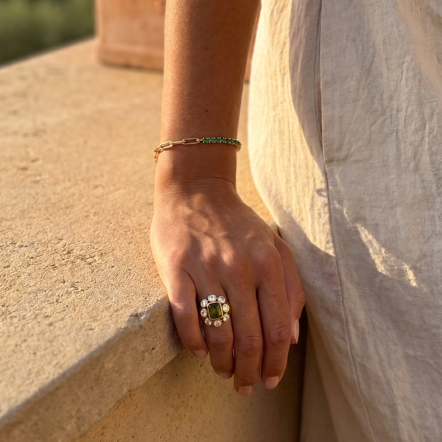 Green Angie Bracelet