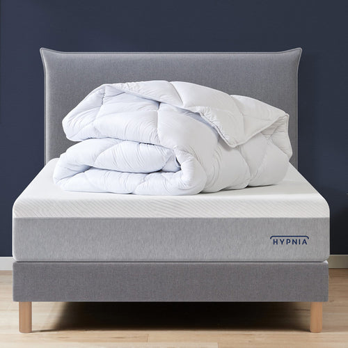 Pack - Matelas Bien-Être Suprême + 2 Oreillers Hybrides + Couette Automne/Hiver