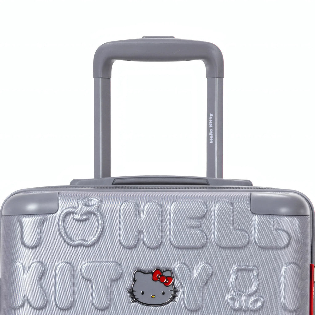 Set Med 3 Resväskor Hello Kitty Kuririn - Silver