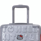 Set Med 3 Resväskor Hello Kitty Kuririn - Silver