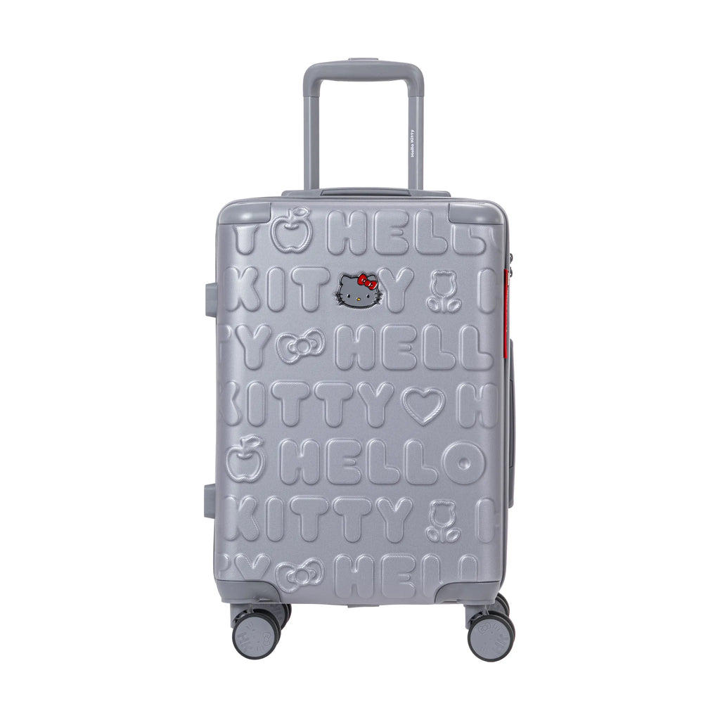 Set Med 3 Resväskor Hello Kitty Kuririn - Silver