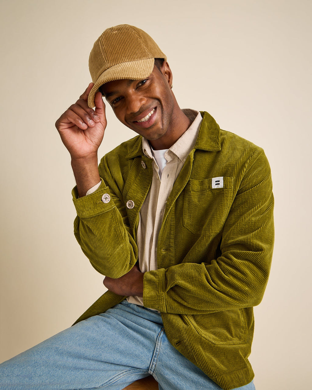 Veste Worker Côtelé Pickle