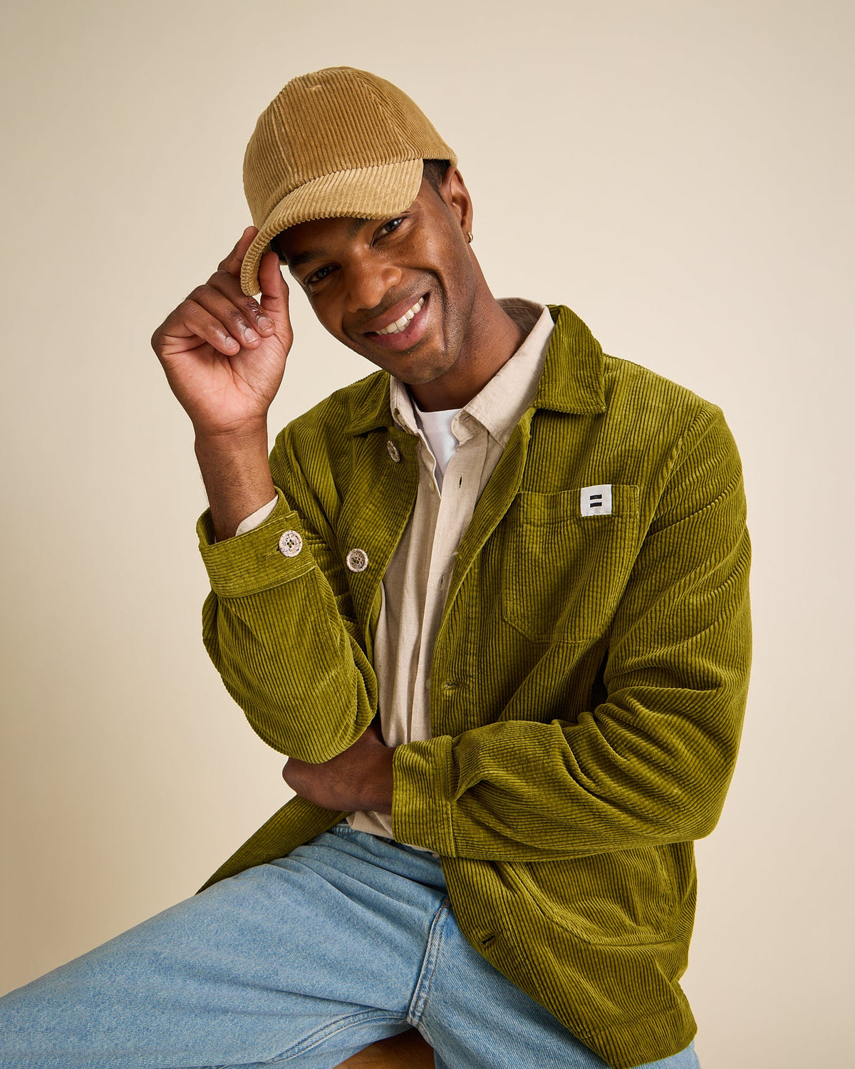 Veste Worker Côtelé Pickle