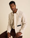 Denim-Worker-Jacke Off White