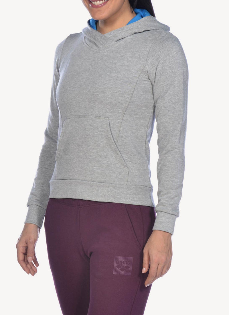 Arena - Hoodie Essential - Medium Grey Melange - Femme