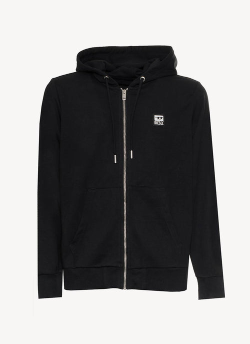 Diesel - Hoodie Zippe Girk K1 - Noir - Homme