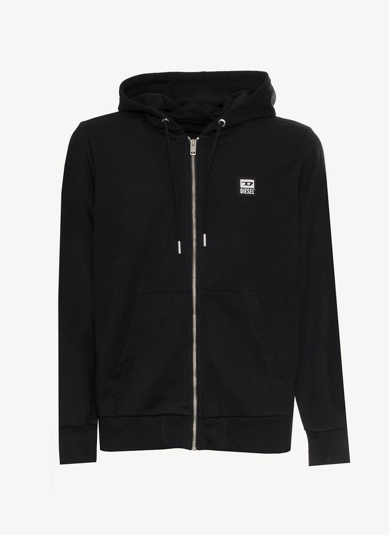 Diesel - Hoodie Zippe Girk K1 - Noir - Homme