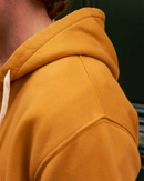 hoodie zippé orange - focus capuche