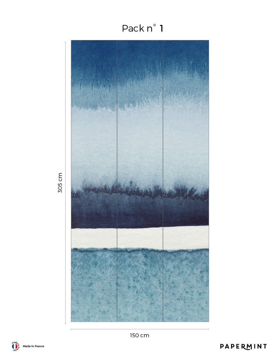 Sea Horizon Fresco - Blue Jean