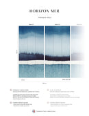 Fresque Horizon Mer - Blue Jean