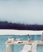 Sea Horizon Fresco - Blue Jean