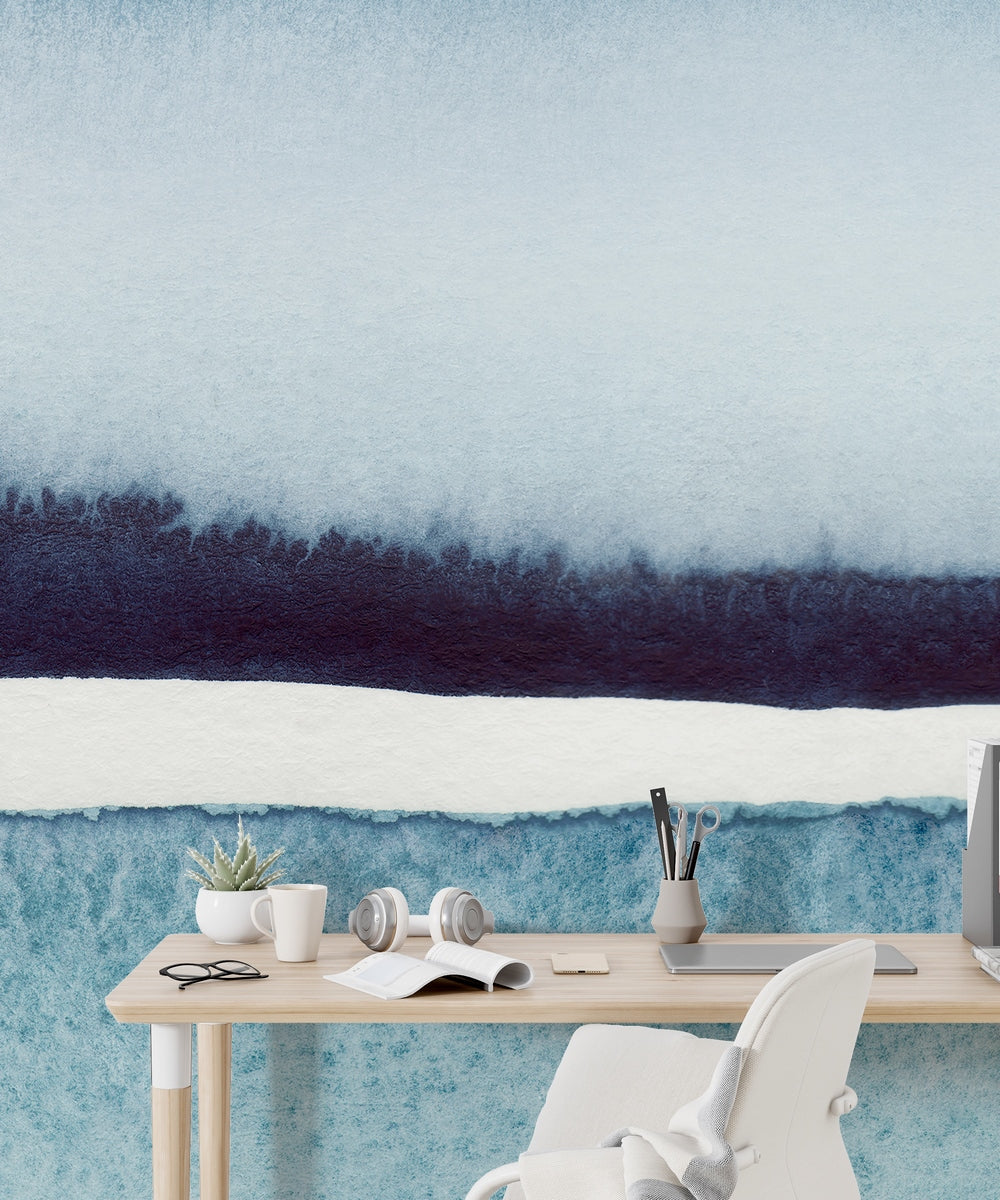Sea Horizon Fresco - Blue Jean