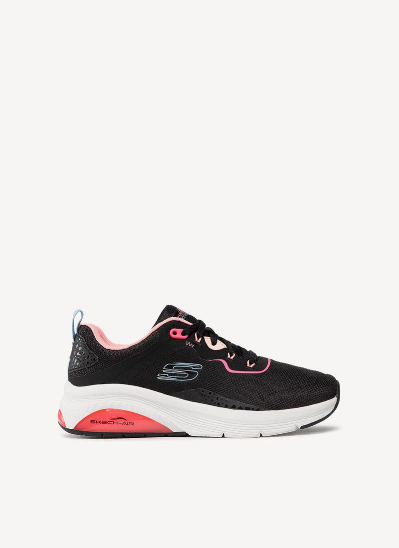 Skechers - Baskets High Momentum - Black Hot Pink - Femme