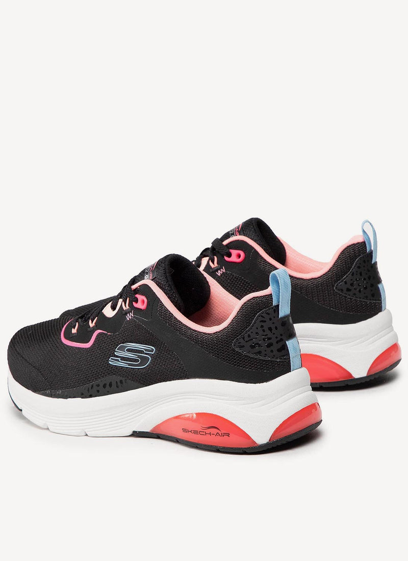 Skechers - Baskets High Momentum - Black Hot Pink - Femme