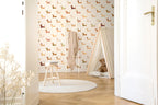 Mural Hot - Dog - Caramel Fond Creme