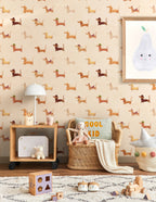 Mural Hot - Dog - Caramel Fond Creme