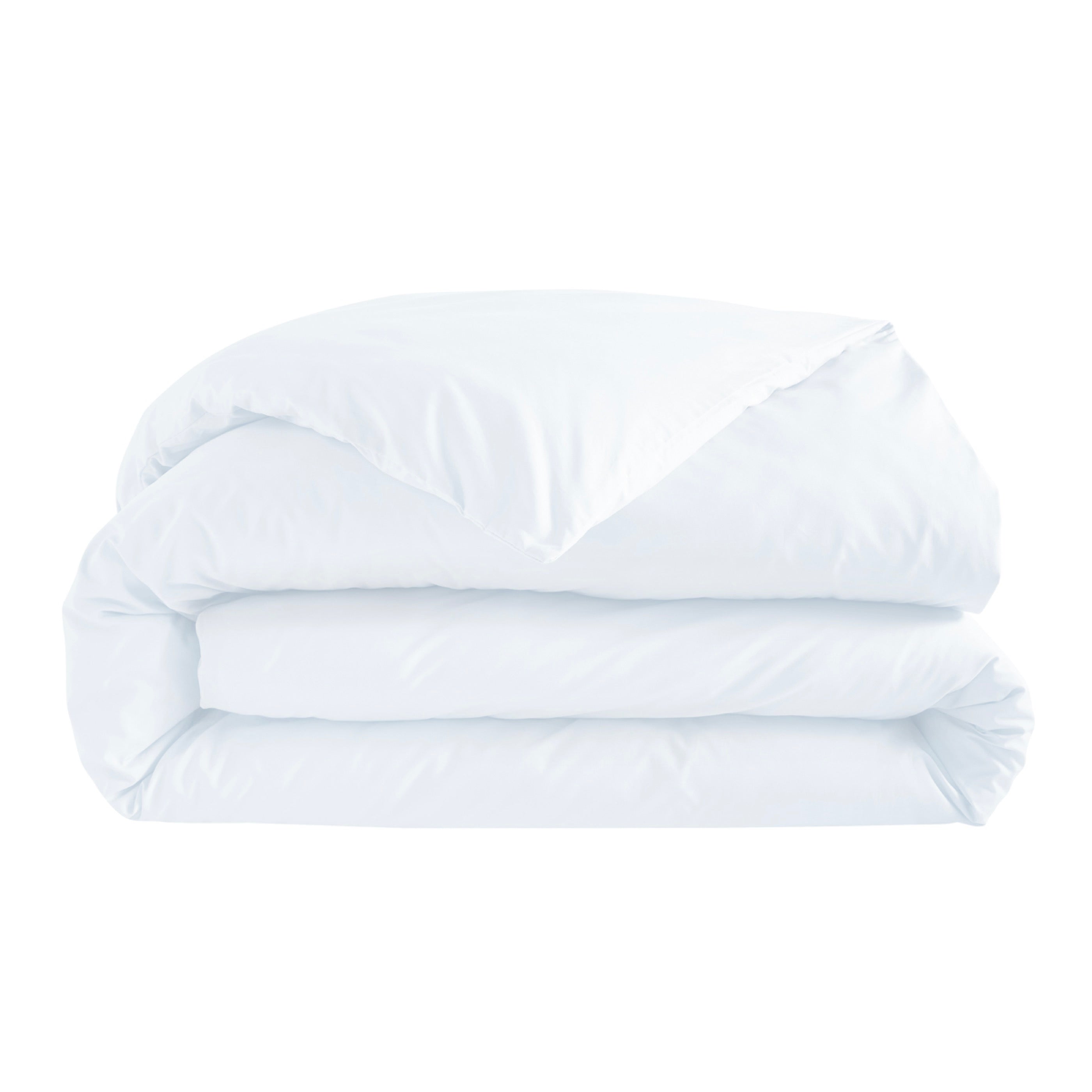 Amance Duvet Cover - Cotton Percale - White