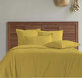 Perle De Coton - Satin Cotton Duvet Cover - Saffron