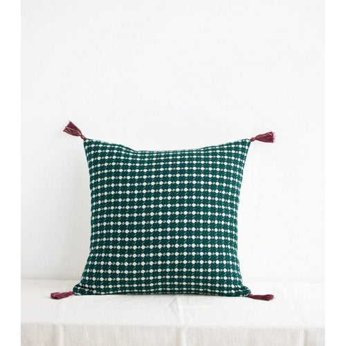 Housse De Coussin Ashima - Vert Sapin - 2 Tailles