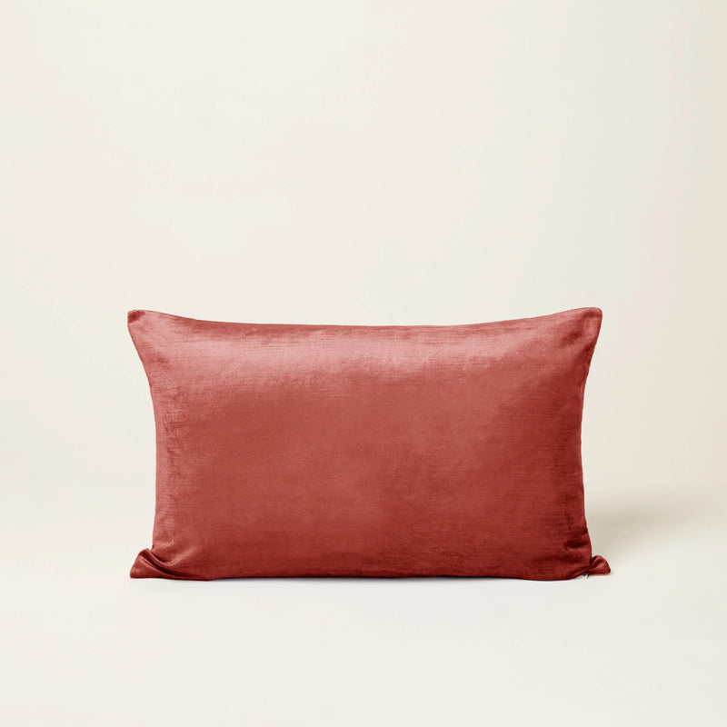 Housse De Coussin Castiglione - Argile Rose Et Taupe - 2 Tailles