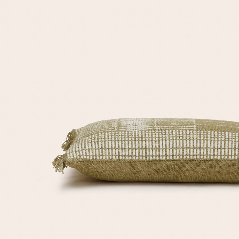 Housse De Coussin Melki - Olive Douce