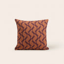 Housse De Coussin Raffy - Prune Et Orange