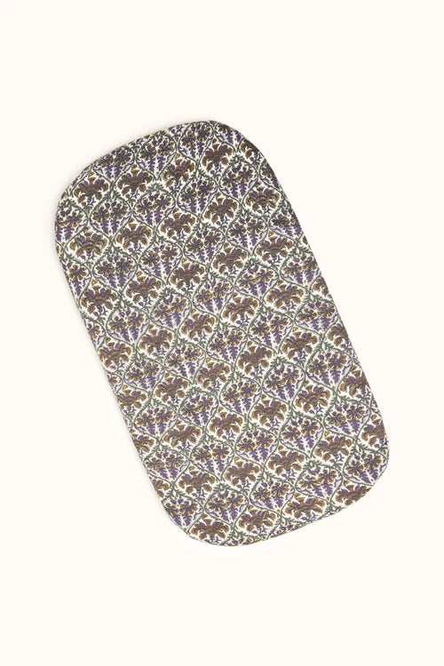 Housse Matelas À Langer Hissa "Baroque" - Macadamia