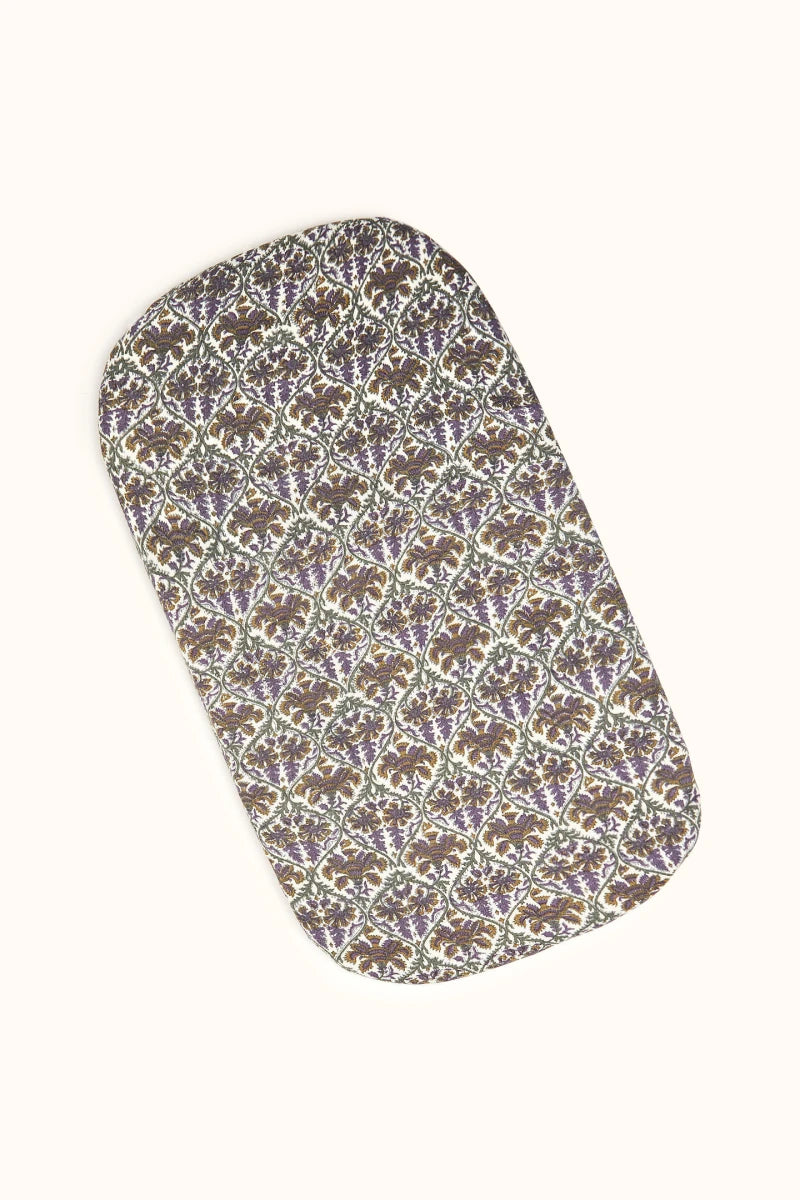 Housse Matelas À Langer Hissa "Baroque" - Macadamia