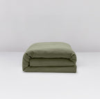 Duvet Cover - Cotton Gauze - Forest Green
