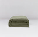 Comforter Cover - Cotton Gauze - Forest Green