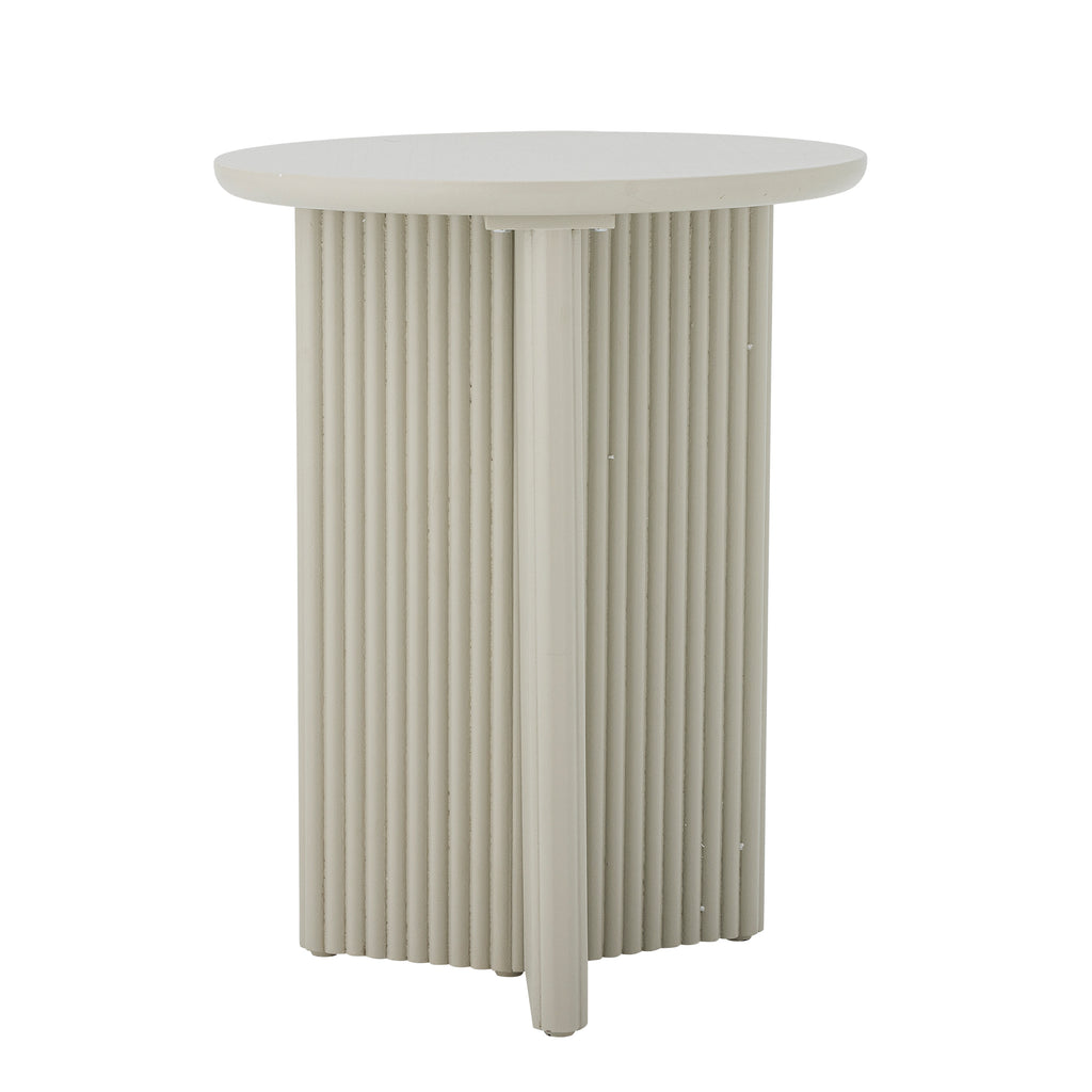 Edith - Side Table - White - Pine