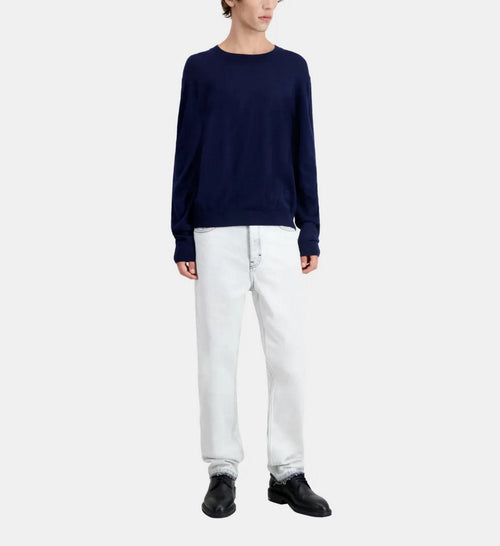 Pull En Laine - Bleu - Homme