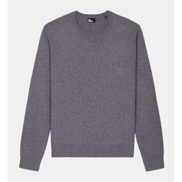 The Kooples - Crew-Neck Jumper with Chest Embroidery