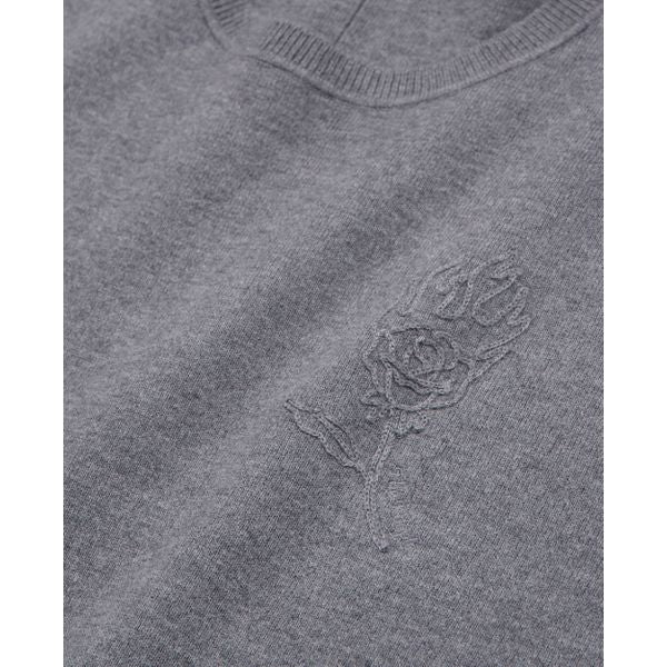 The Kooples - Crew-Neck Jumper with Chest Embroidery